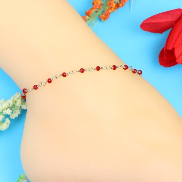 Elegant Handmade Anklet – Perfect for Women & Girls | Ideal Gift Option, DYC1652 - Picture 3 of 9